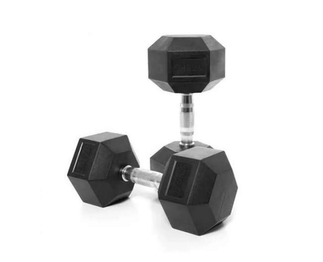 Гантельный ряд VictoryFit гексагональный от 1 до 25 кг Гантельный ряд VictoryFit гексагональный от 1 до 25 кг