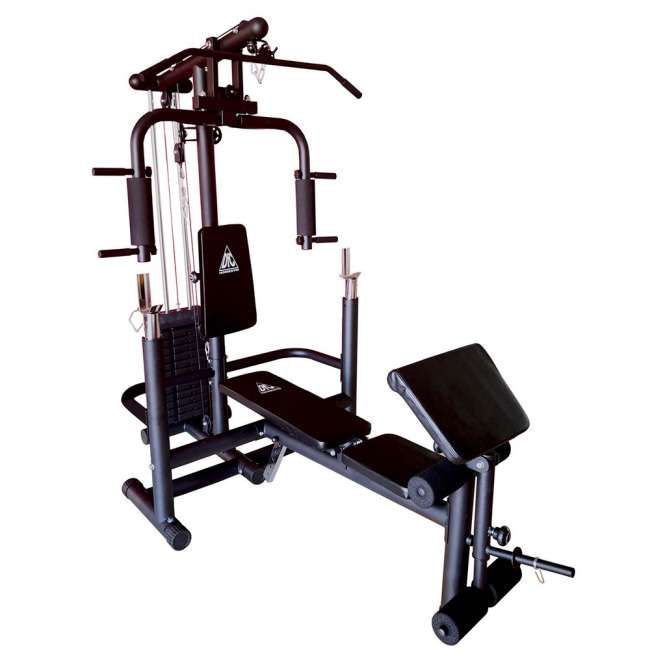Силовой комплекс со скамьей DFC Homegym D854 Силовой комплекс со скамьей DFC Homegym D854