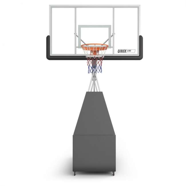 Баскетбольная мобильная стойка UNIX Line B-Stand-PC 72"x42" R45 H120-305 см Баскетбольная мобильная стойка UNIX Line B-Stand-PC 72"x42" R45 H120-305 см