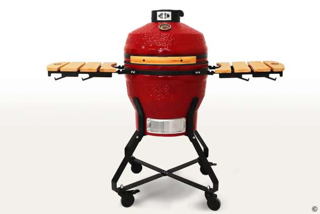 Керамический гриль-барбекю Start Grill 18 дюймов (красный) (45 см) Керамический гриль-барбекю Start Grill 18 дюймов (красный) (45 см)