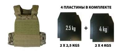 Жилет утяжелительный SWAT 14 кг Жилет утяжелительный SWAT 14 кг