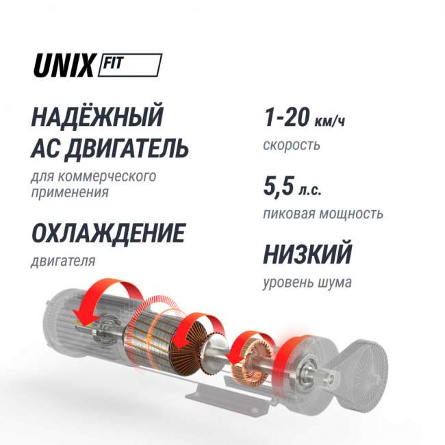 Беговая дорожка UNIX Fit MX-990 AC (LED) Беговая дорожка UNIX Fit MX-990 AC (LED)