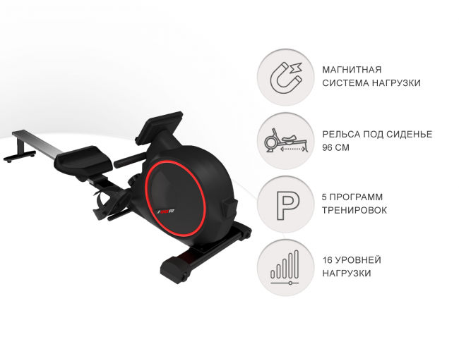 Гребной тренажер UNIX Fit Techno Rower 410 Гребной тренажер UNIX Fit Techno Rower 410