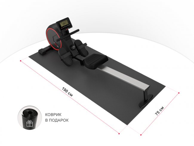 Гребной тренажер UNIX Fit Techno Rower 410 Гребной тренажер UNIX Fit Techno Rower 410