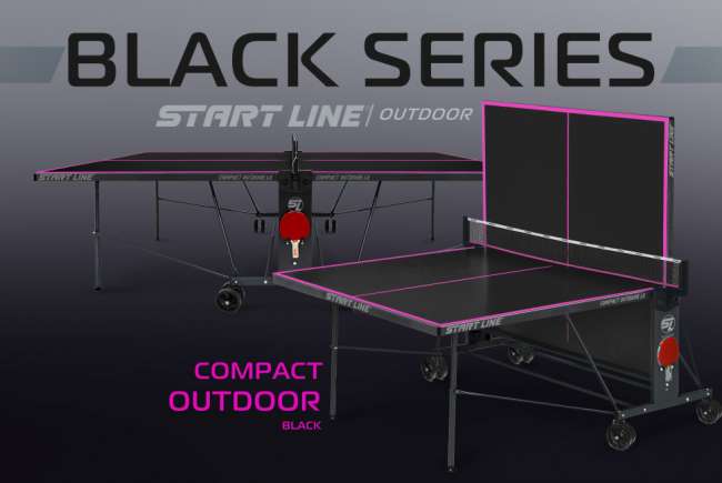 Всепогодный теннисный стол Start Line Compact-2 LX Black Всепогодный теннисный стол Start Line Compact-2 LX Black