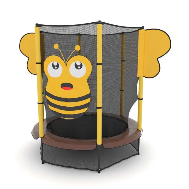 Батут с сеткой UNIX line 4.6 ft BEE (140 cm)