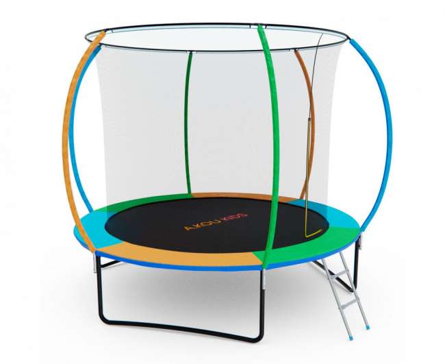 Батут с сеткой DFC A.KOU KIDS 10 ft с лестницей Батут с сеткой DFC A.KOU KIDS 10 ft с лестницей