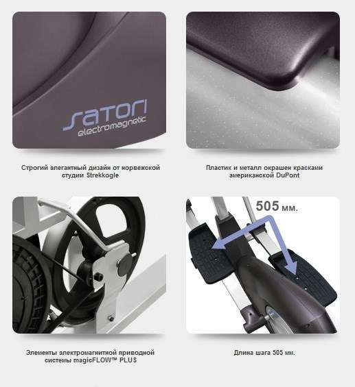 Эллиптический эргометр Oxygen Satori EL HRC EXT
