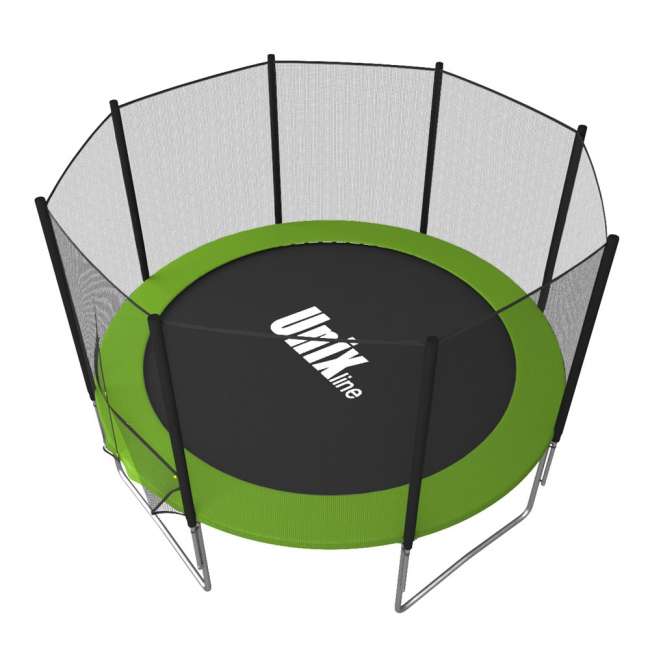 Батут с сеткой UNIX line Simple 6 ft Green outside Батут с сеткой UNIX line Simple 6 ft Green outside