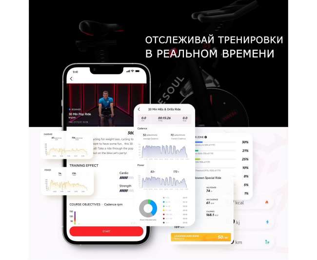 Велотренажер Yesoul BS3-B PRO Велотренажер Yesoul BS3-B PRO