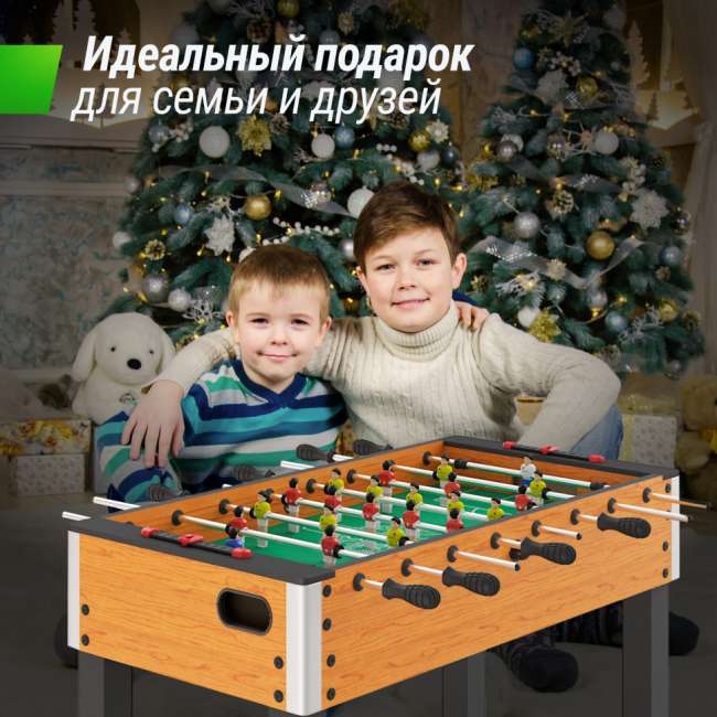 Игровой стол UNIX Line Футбол - Кикер (122х64 cм) Wood Игровой стол UNIX Line Футбол - Кикер (122х64 cм) Wood