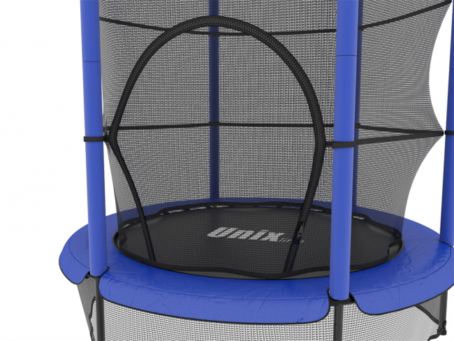 Батут UNIX line Kids 4,6 ft Blue (140 cm)