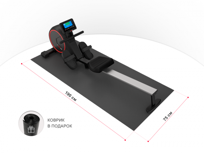 Гребной тренажер UNIX Fit Techno Rower 410E Гребной тренажер UNIX Fit Techno Rower 410E