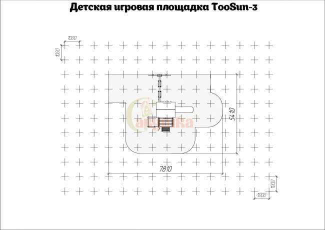 Детская площадка Савушка TooSun (Тусун) 3 Детская площадка Савушка TooSun (Тусун) 3