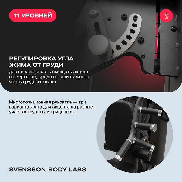 Силовой комплекс Svensson Body Labs RIGEL PLUS PRO Силовой комплекс Svensson Body Labs RIGEL PLUS PRO