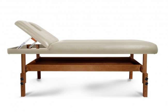 Массажный стол Start Line Relax Comfort бежевый рама темная Массажный стол Start Line Relax Comfort бежевый рама темная