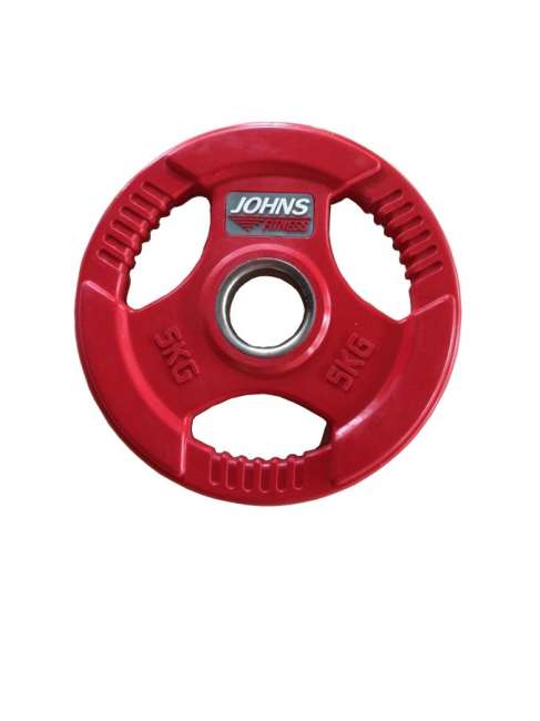 Диски обрезиненные Johns с тройным хватом 50 мм цветные, вес от 1,25 до 25 кг в ассортименте Диски обрезиненные Johns с тройным хватом 50 мм цветные, вес от 1,25 до 25 кг в ассортименте