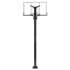 Баскетбольная стойка стационарная UNIX Line B-Stand-TG PRO 72"x42" R45 H230-305 см