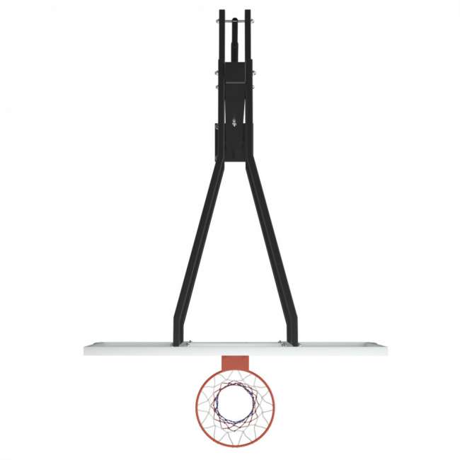 Баскетбольная стойка стационарная UNIX Line B-Stand-TG PRO 72"x42" R45 H230-305 см