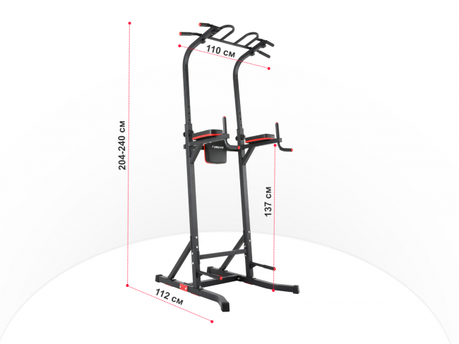 Турник-пресс-брусья UNIX Fit POWER TOWER 150 Турник-пресс-брусья UNIX Fit POWER TOWER 150